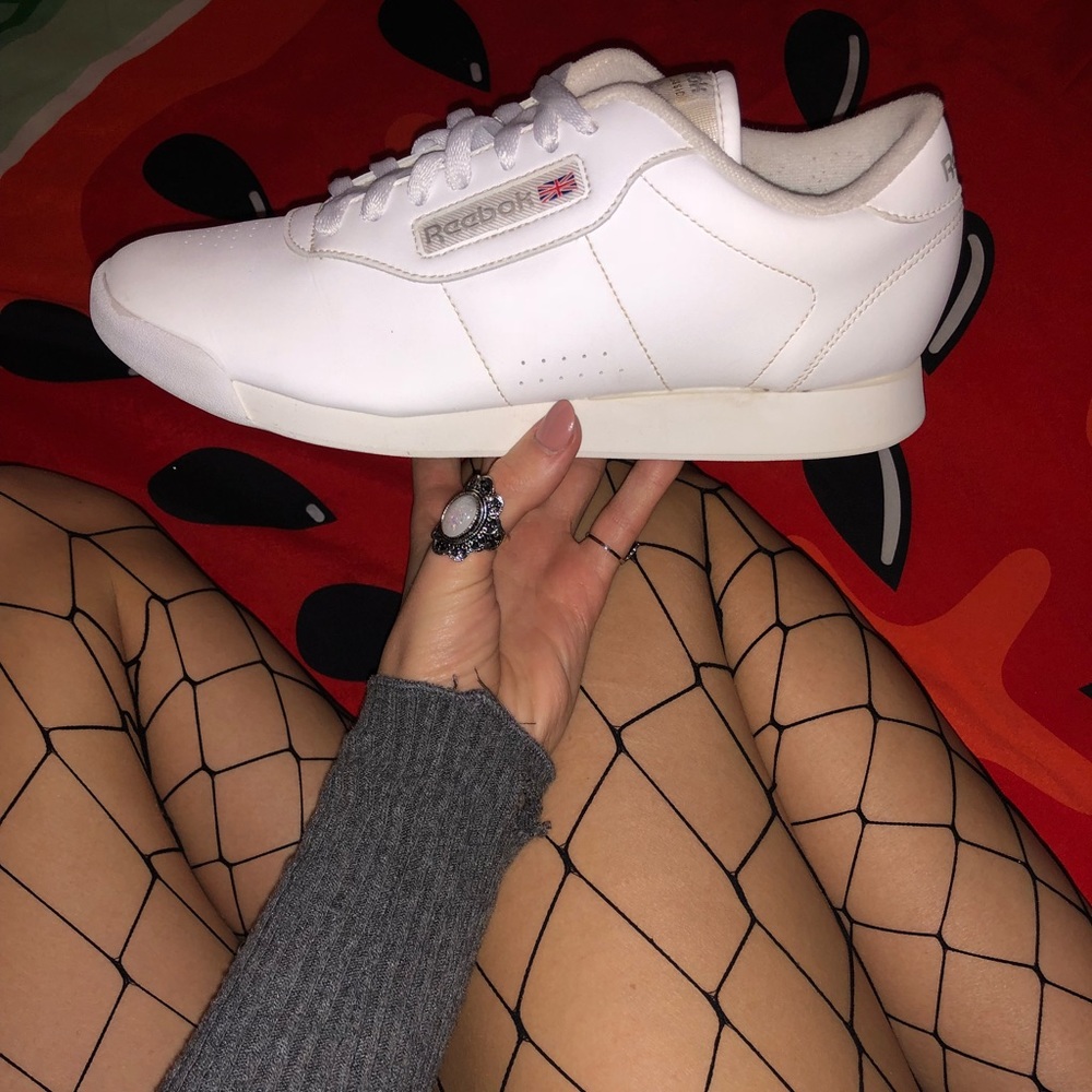 White Reebok shoes